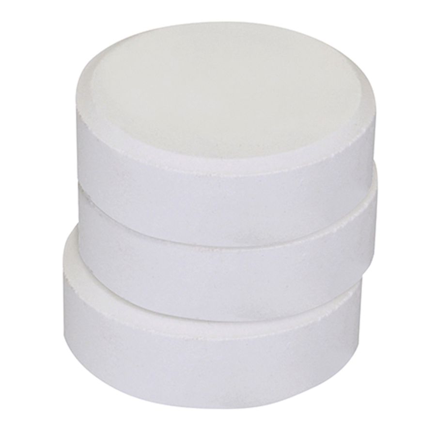 Tempera-Blöcke weiss Ø 57 mm, 6 Stk.