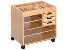 Atelierwagen in Buche, B 81 x H 76 x T 60 cm