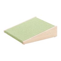 Rampe mit Teppichbelag, B 39,4 x H 11 x T 39,4 cm