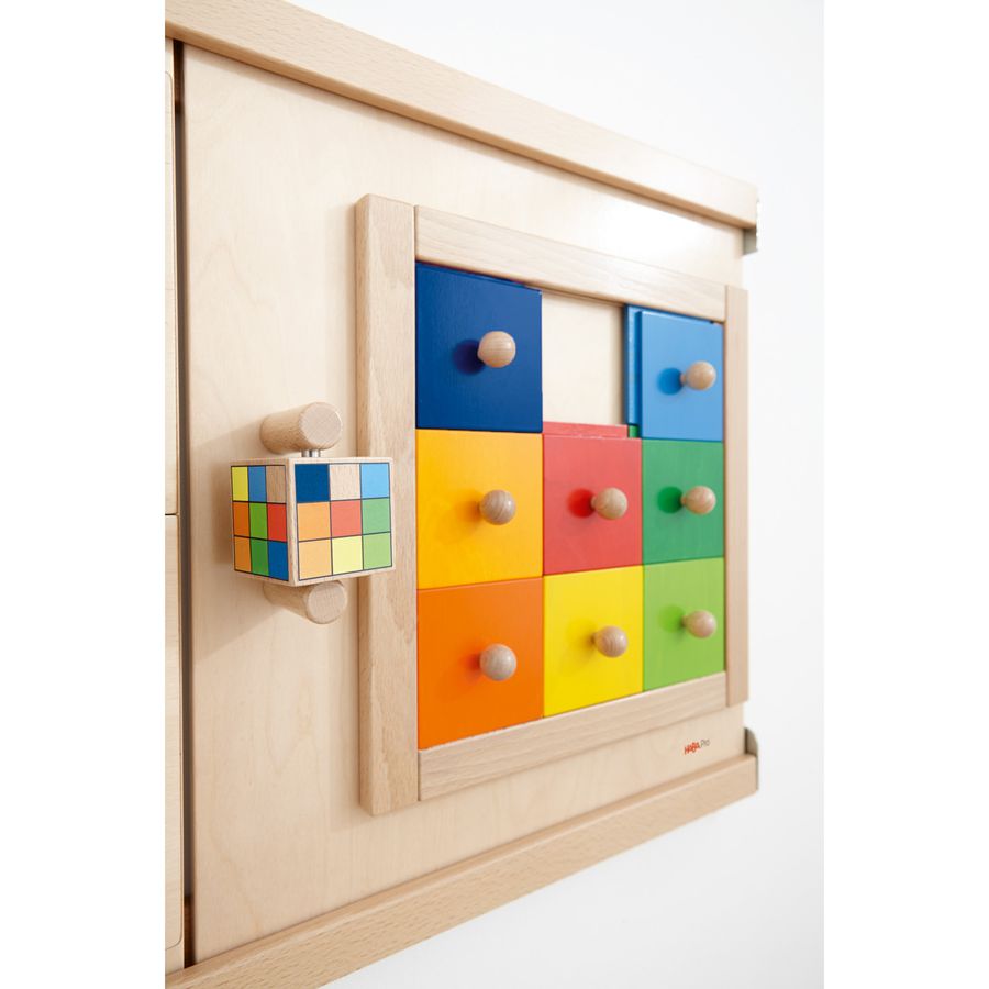 Sinnesplatte Bunte Quadrate