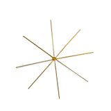 200.204.500 - Drahtstern für Perlen Ø 10 cm, 5 Stück