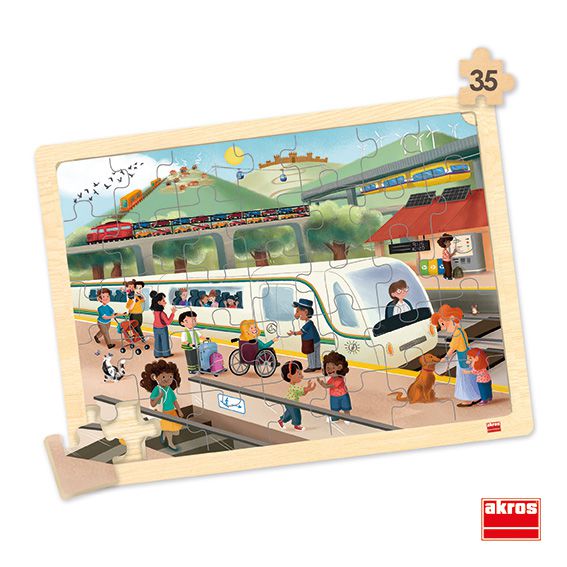 Puzzles Transport, 4x 35 Teile