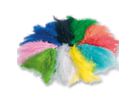 Flauschfedern bunt, 100 g L 4 - 14 cm