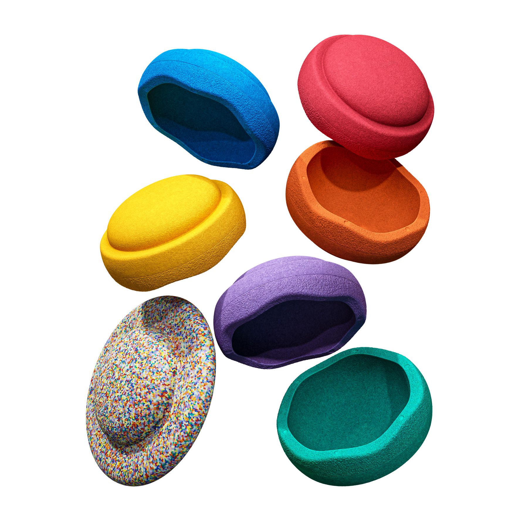 Stapelstein Board super Confetti