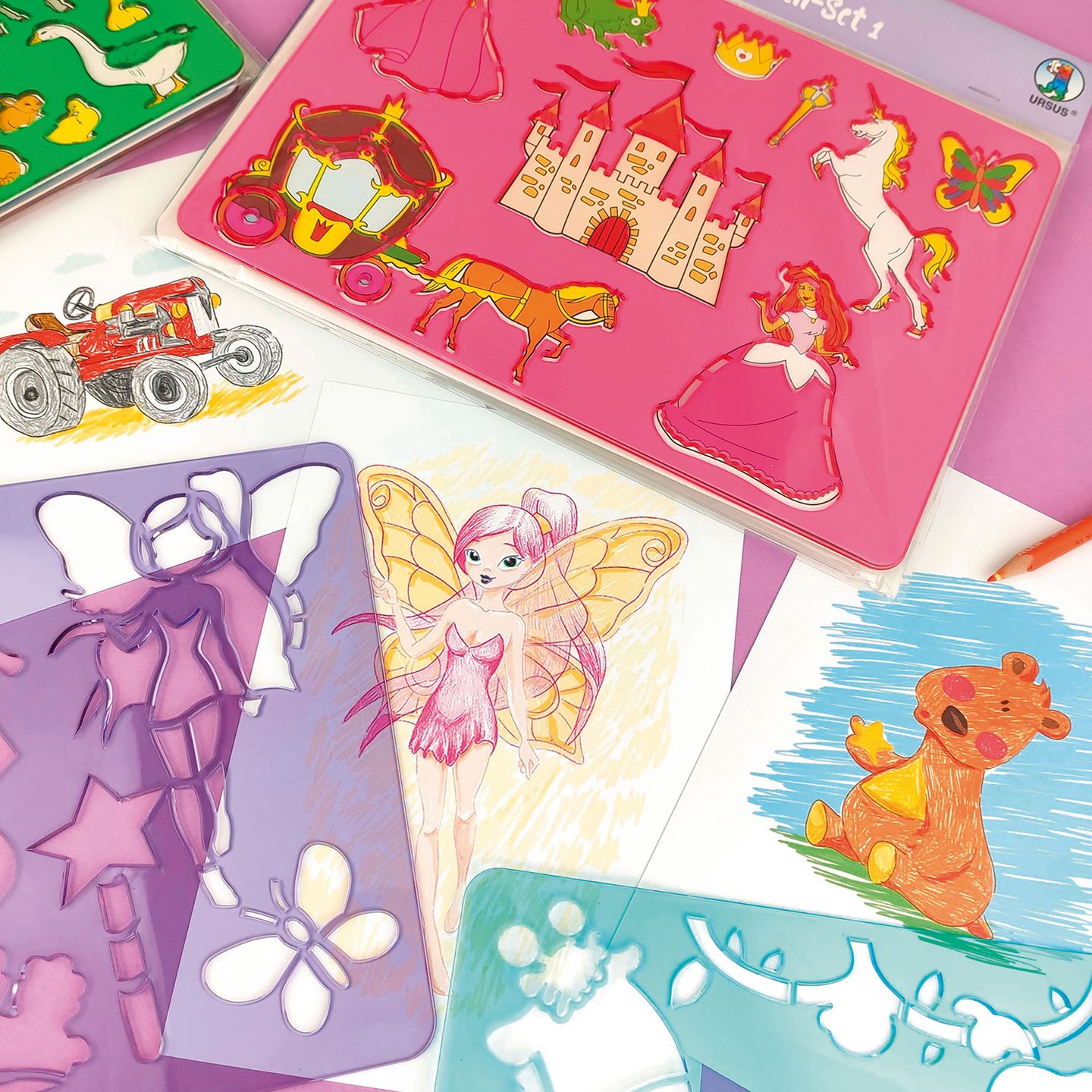 Malschablonen Mädchen