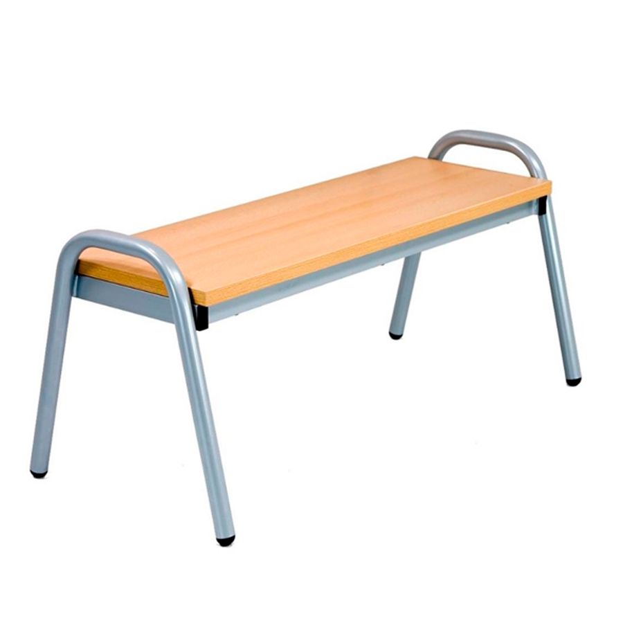 Stapelbank, Dekor Buche, B 100 x SH 30 x T 32 cm