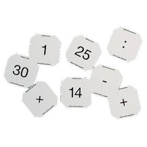 Einsteckkarten Zahlen 0-30, 10 Bogen à 6 Karten