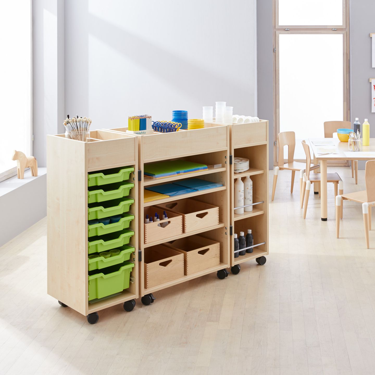 Klappschrank Dekor, B 72,2 x H 104,8 x T 91,4 cm