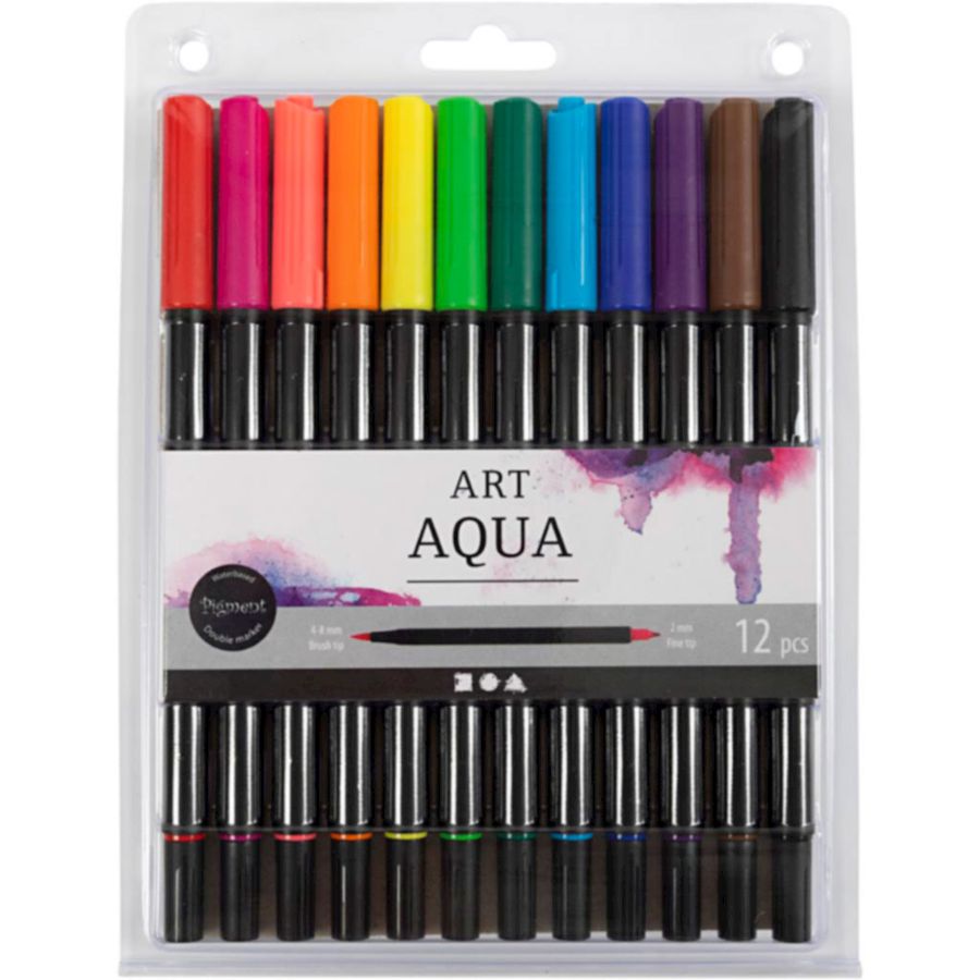 Aquarell-Marker, 12 Stk.