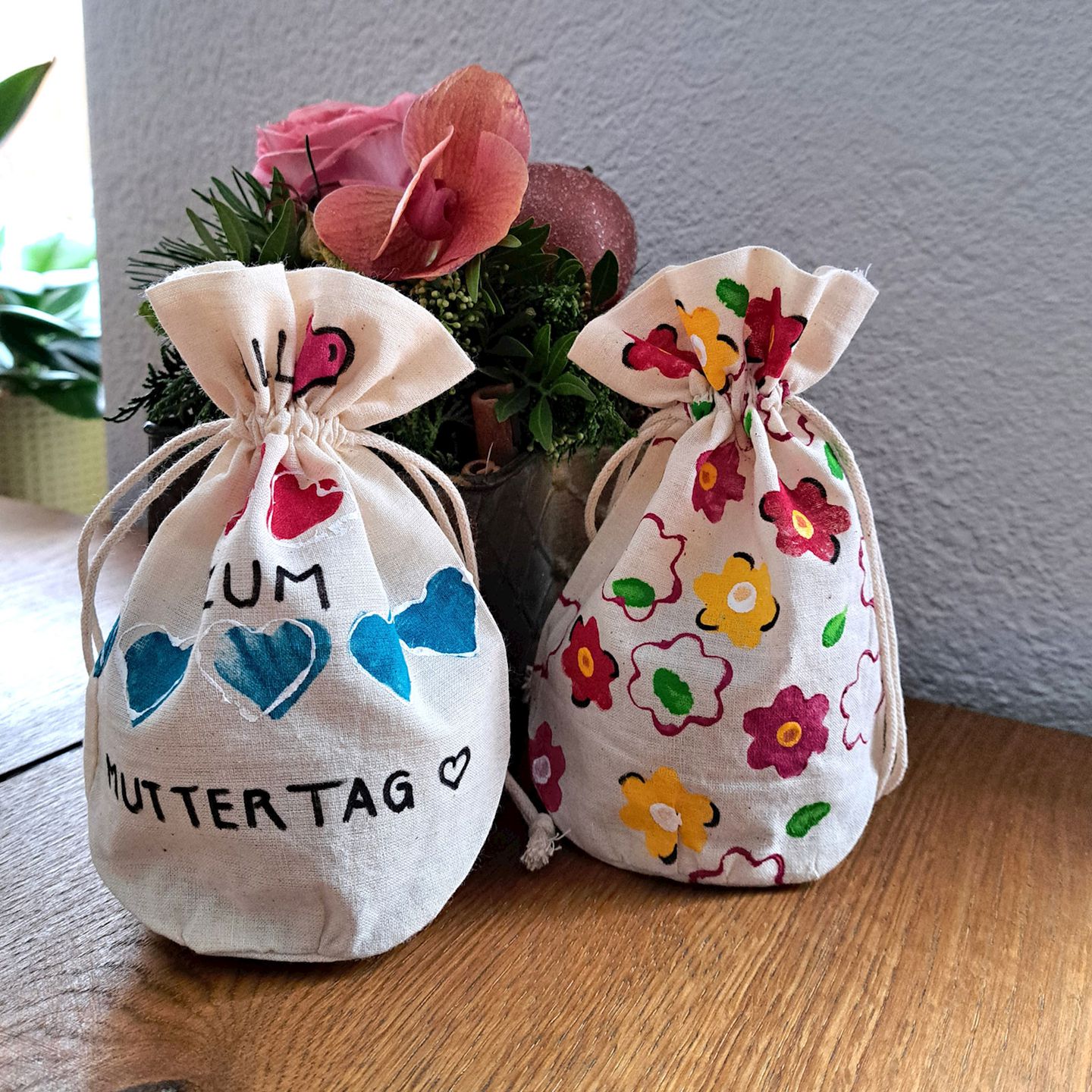 Baumwoll-Säckchen 21,5 x 16,5 cm