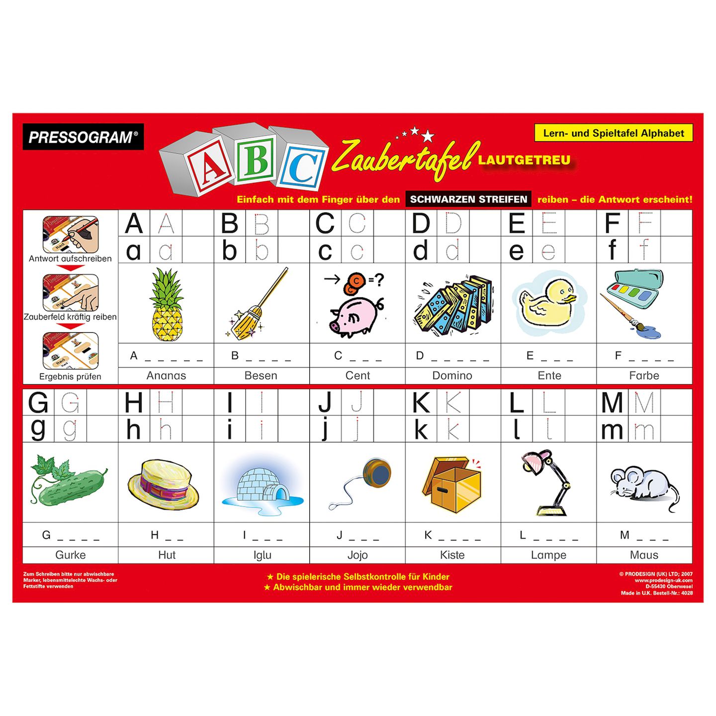 Zaubertafel ABC