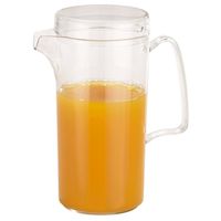 Saftkanne mit Deckel transparent, 600 ml