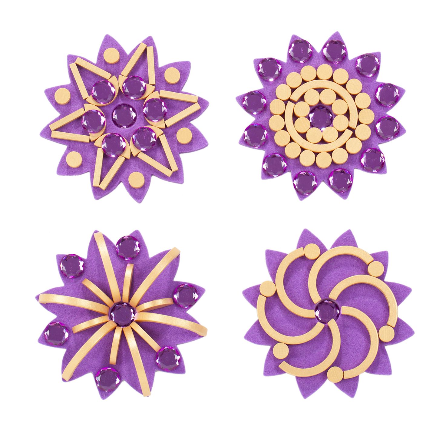 Kiga Schmuckstein Mandala