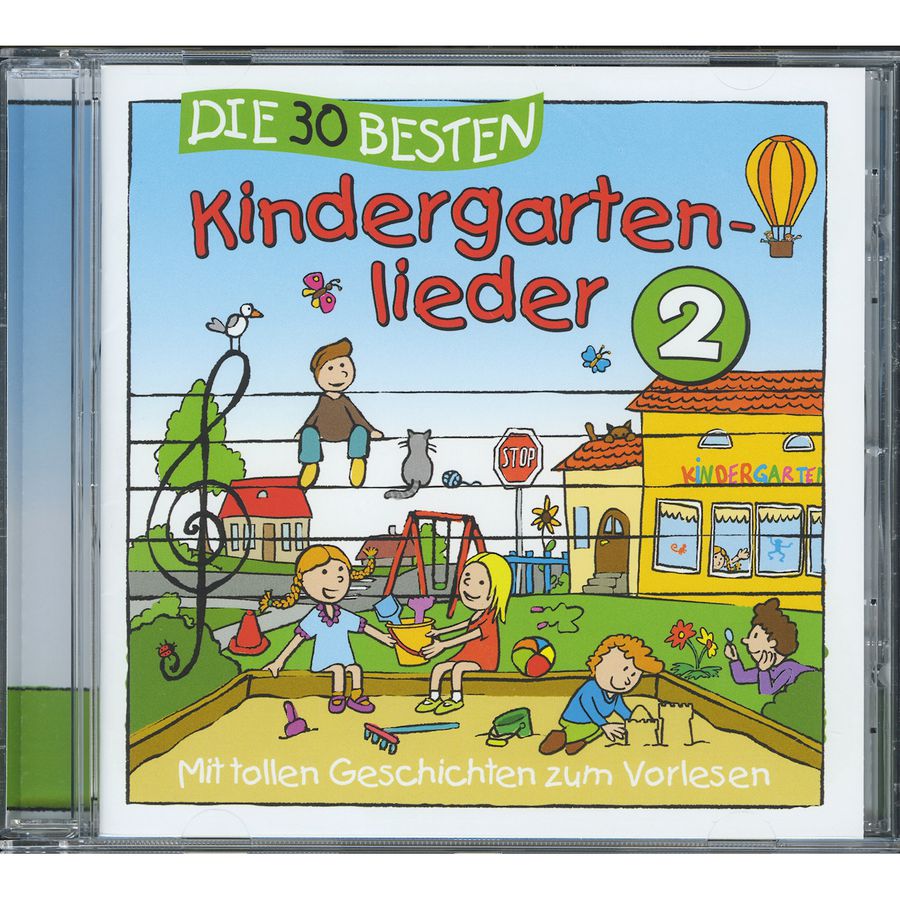 Die 30 besten Kindergartenlieder 2, CD