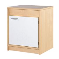 Kühlschrank mit Tür weiss, B 47 x H 56 x T 36 cm