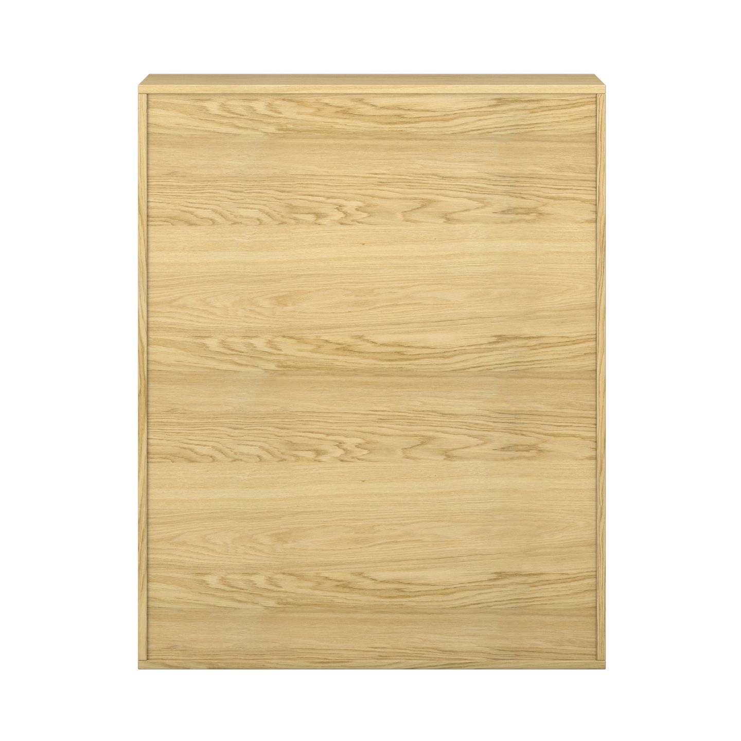 Pureo Türenschrank mit Doppeltür, oben offen, Furnier, B 100 x H 125 x T 42 cm
