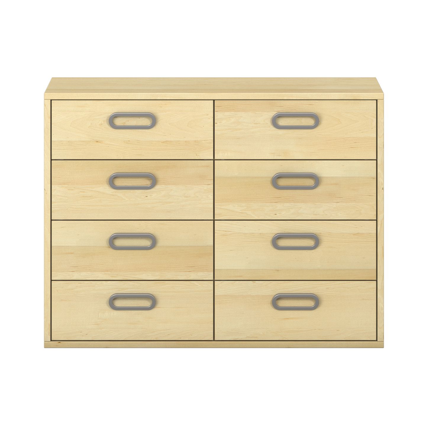 Pureo Schubkastenchrank mit 8 Schubkästen, Furnier
B 100 x H 75 x T 42 cm