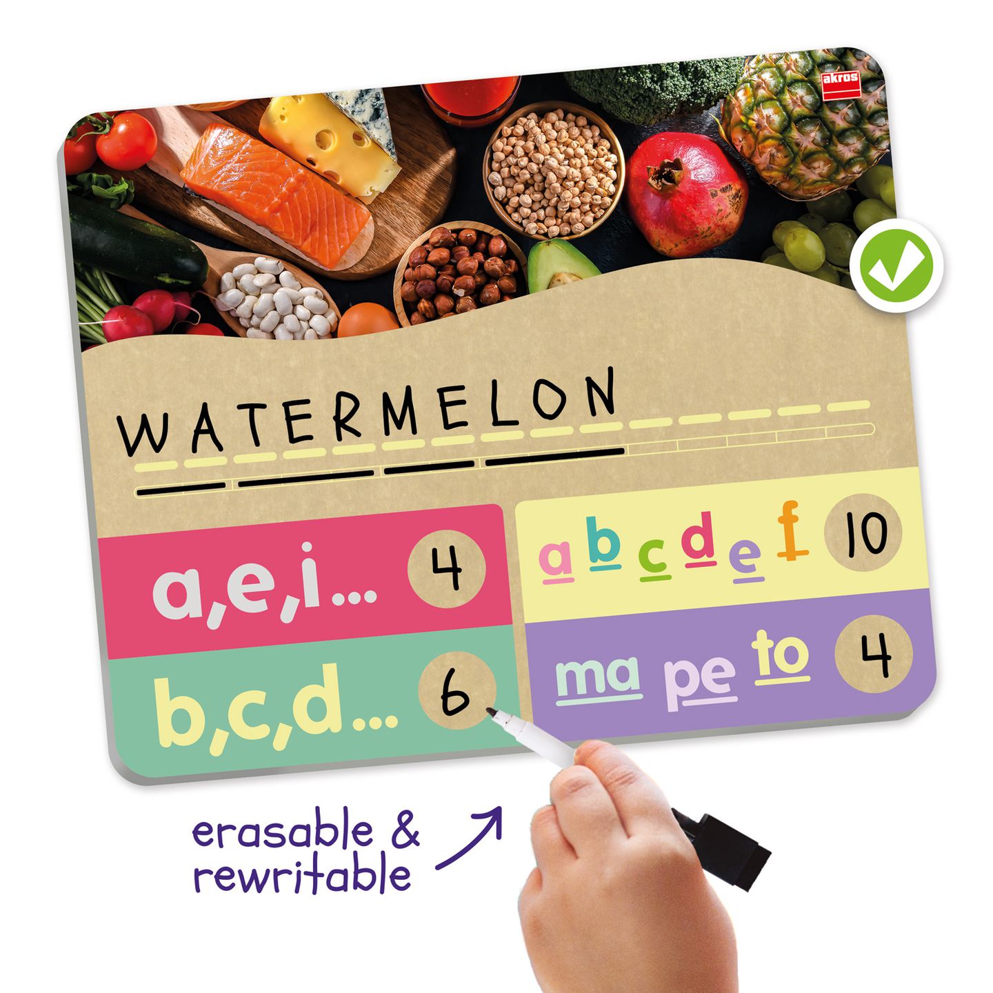 Buchstabieren und Silben bilden