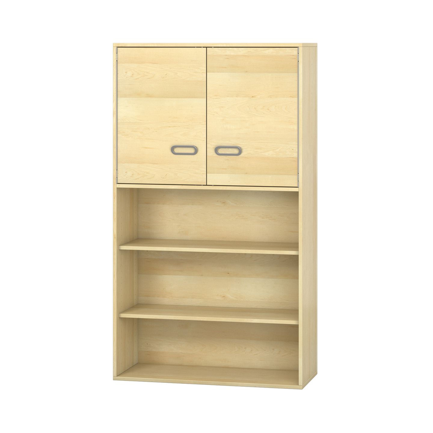 Pureo Türenschrank unten offen, Furnier
mit 3 Einlegeböden
B 100 x H 175 x T 42 cm