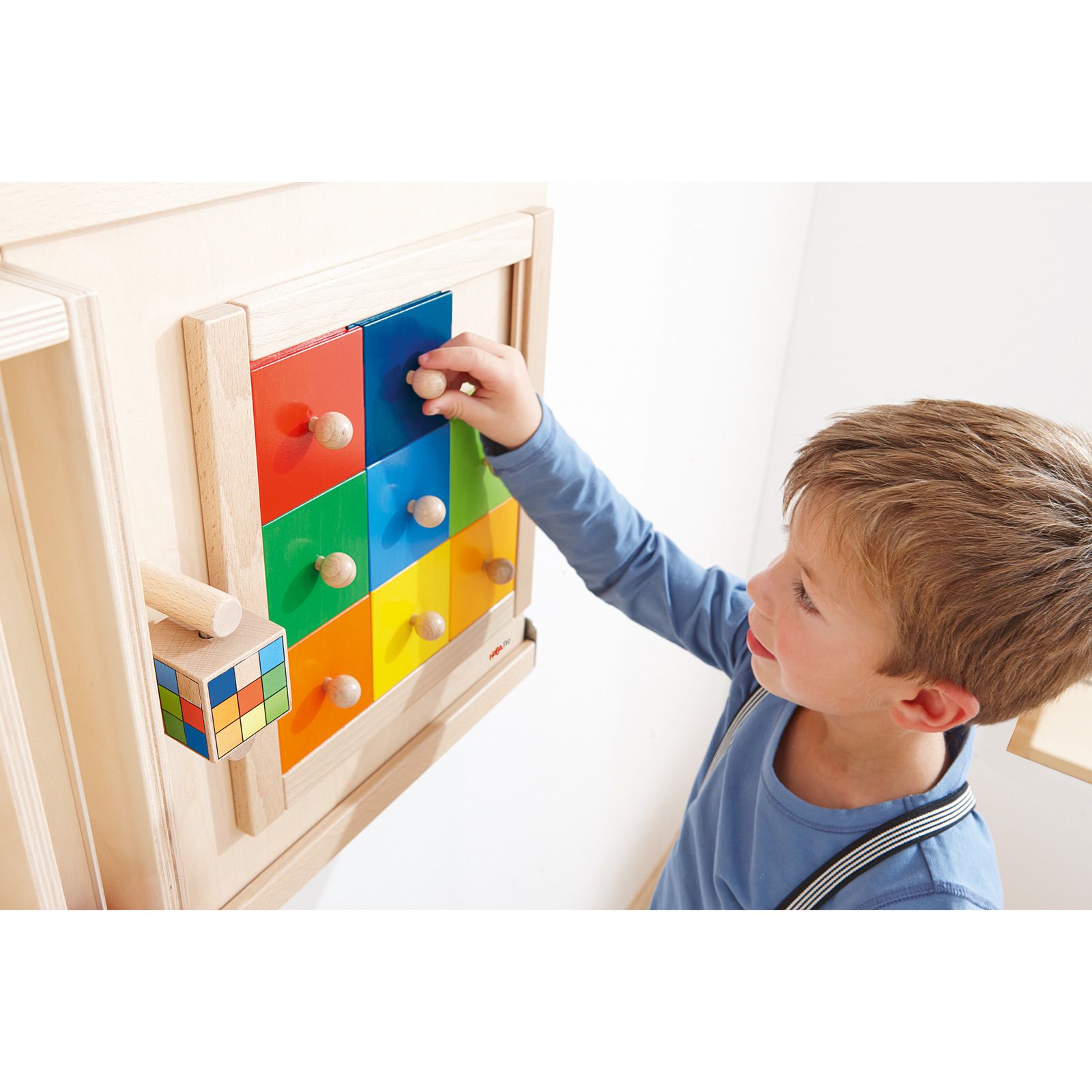 Sinnesplatte Bunte Quadrate