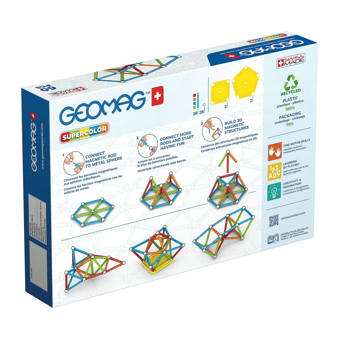 Geomag Supercolor 60 Teile