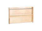 Wandbücherregal mit 2 Fächer, B 100 x H 50 x T 12,5 cm