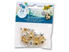 Schellen gold + silber, 26 Stk.