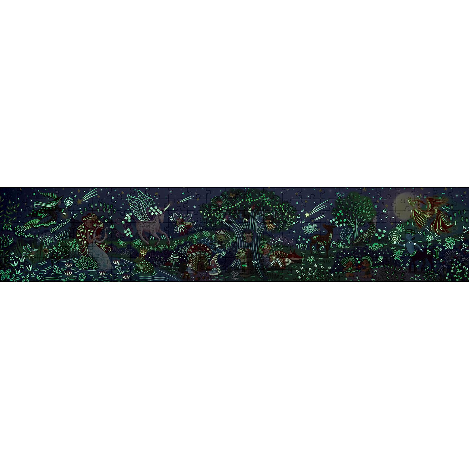 Bodenpuzzle Wald der Wunder, 200 Teile