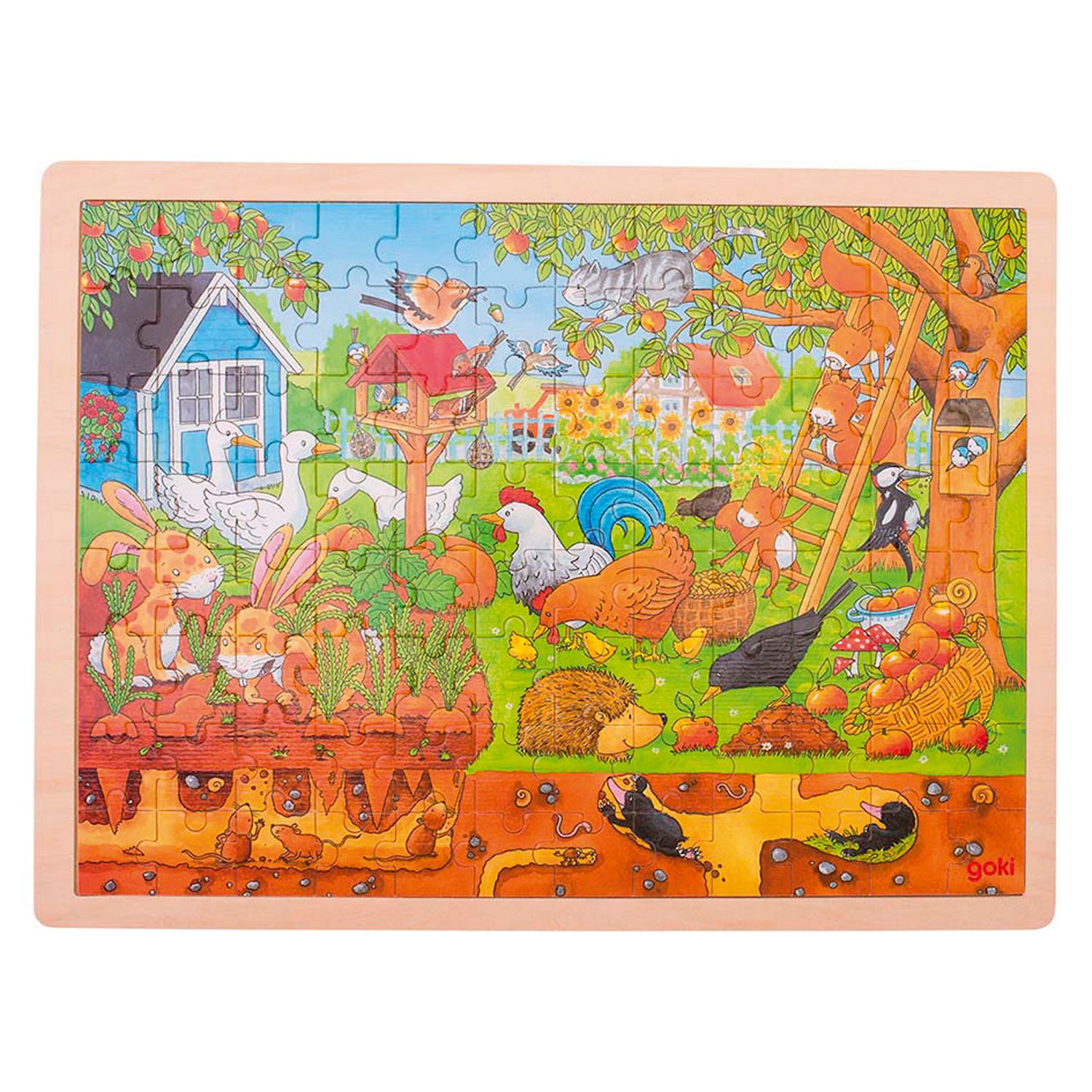 Garten, Puzzle 96 Teile
