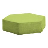 444.206.300K - Polster Sechseck mit Stoffbezug, H 22 cm