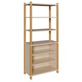 460.001.349K - Stollenregal mit 4 Einlegeböden, B 56 x H 180 x T 40 cm