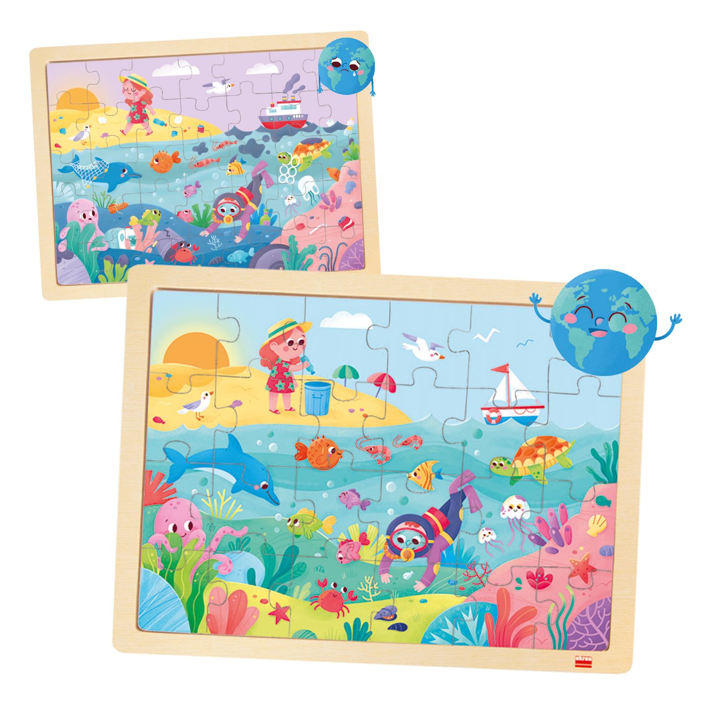 Eco-Puzzles: Rette den Planet