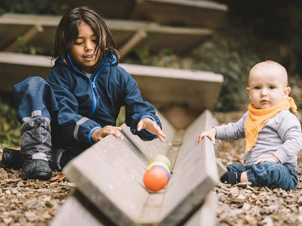 Geschützter Spielraum für Kinder
