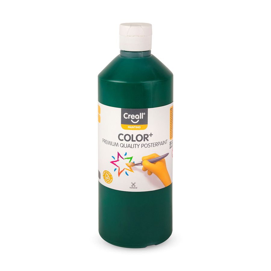 Creall Color+ Plakatfarbe 500 ml dunkelgrün