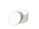 Bierdeckel blanko, Blume 25 Stk.