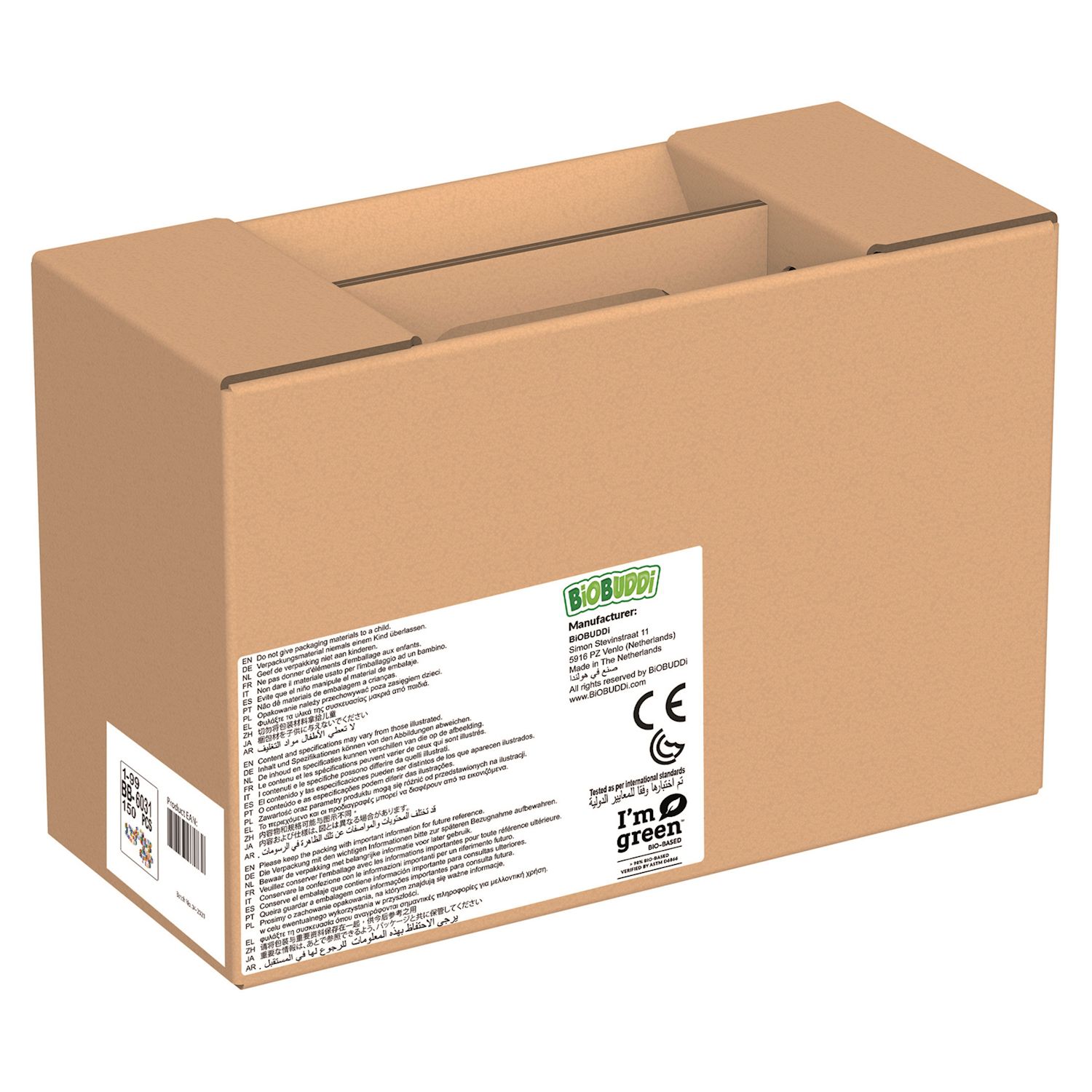 Biobuddi Domino 150 Stk. und 10 Figuren