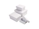 Schachteln rechteckig, weiss 4er-Set