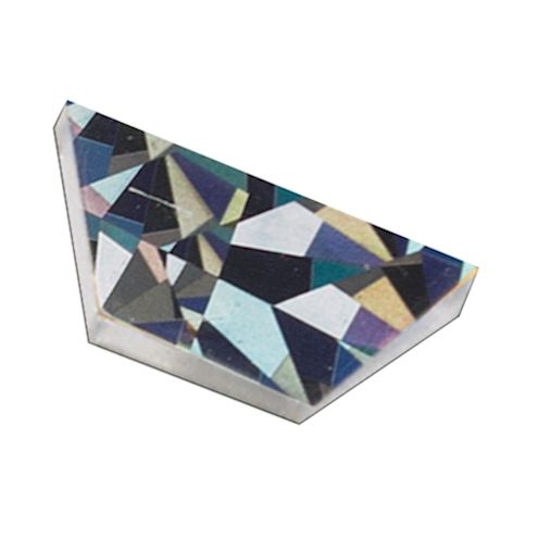 Glitzer-Trapeze gold/silber, 200 Stk.