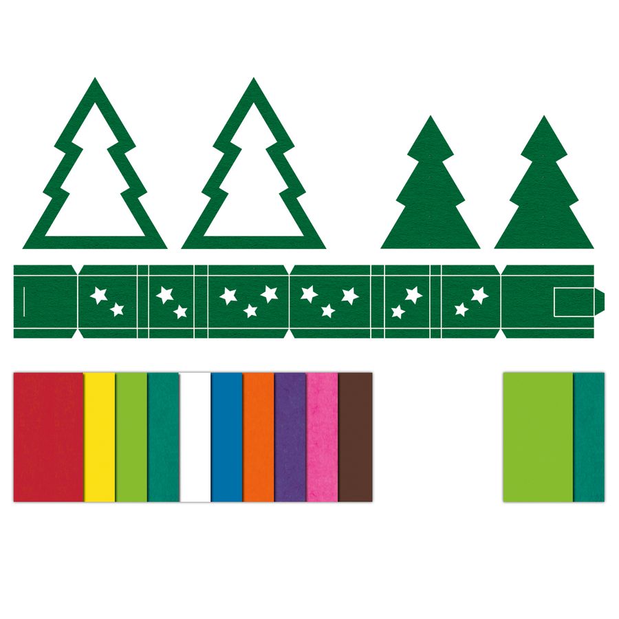 Tannenbäume Bastelset