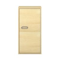 Pureo Türenschrank, Griff rechts, Scharnier links, Furnier
mit 2 Einlegeböden
B 50 x H 100 x T 42 cm