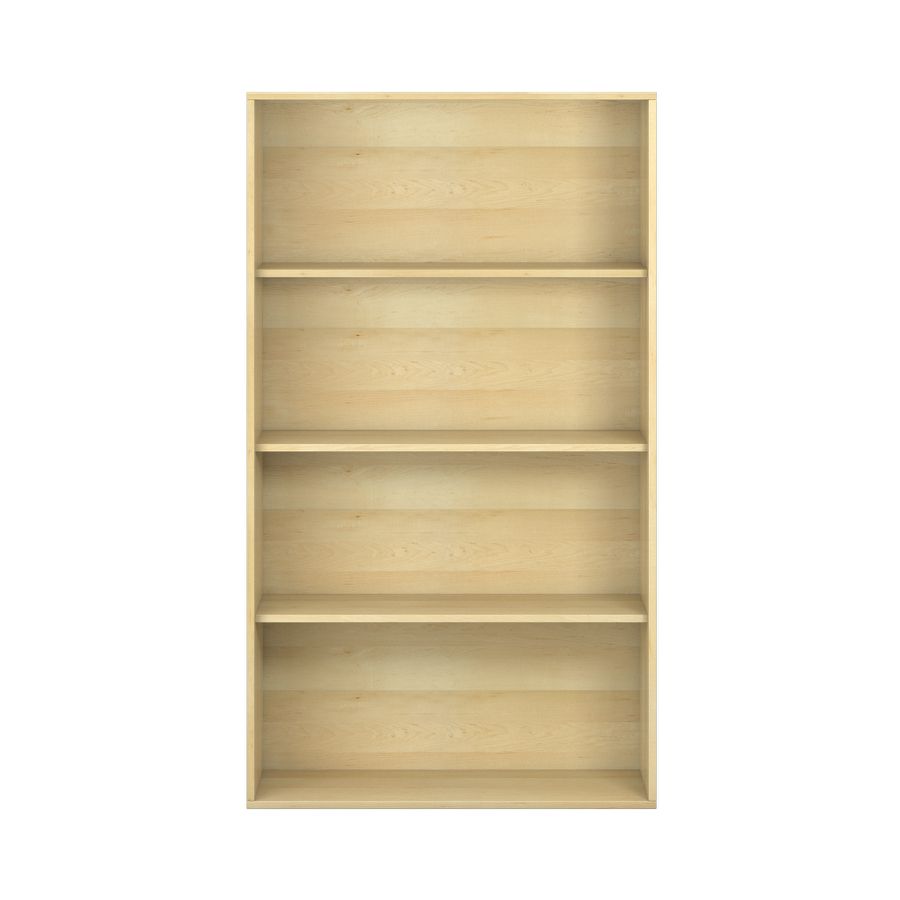 Pureo Regalschrank offen, Furnier
mit 1 Konstruktionsboden und 2 Einlegeböden
B 100 x H 175 x T 42 cm