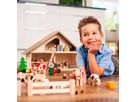 Stall aus Holz, leer