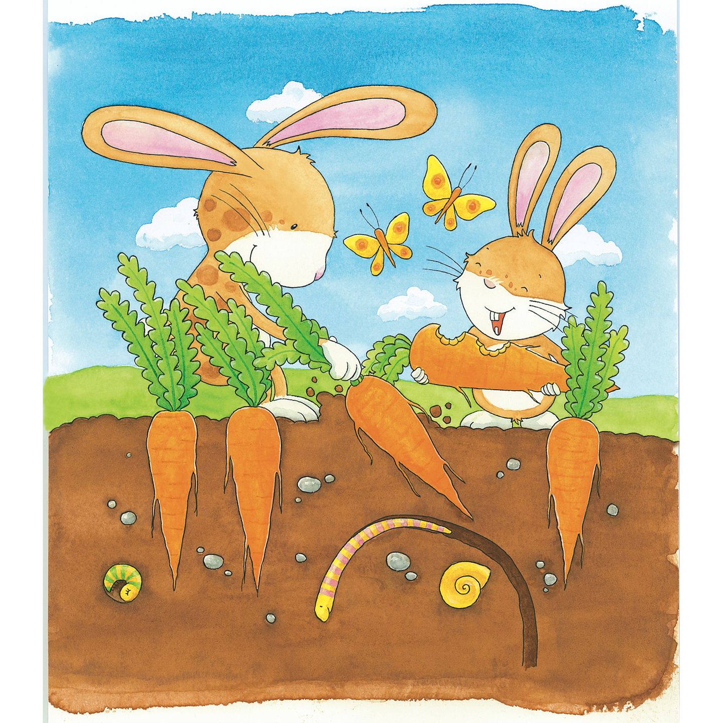 Schichtenpuzzle Gemüsebeet 53 Teile