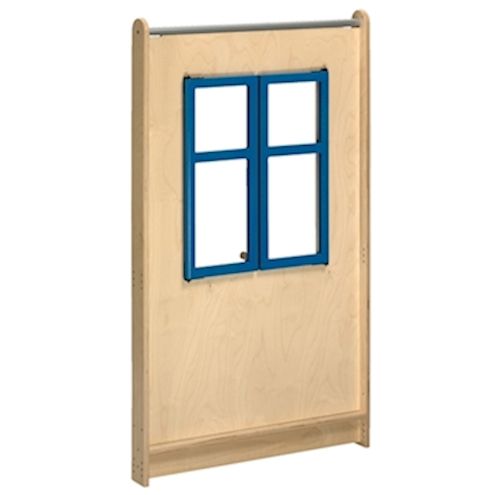 Mittlere Trennwand mit Fenster, B 80 x H 136 cm