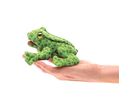 mini Frosch Fingerpuppe