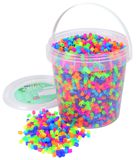 200.000.070 - Bügelperlen 5000 Stk. im Eimer, Neon-Mix