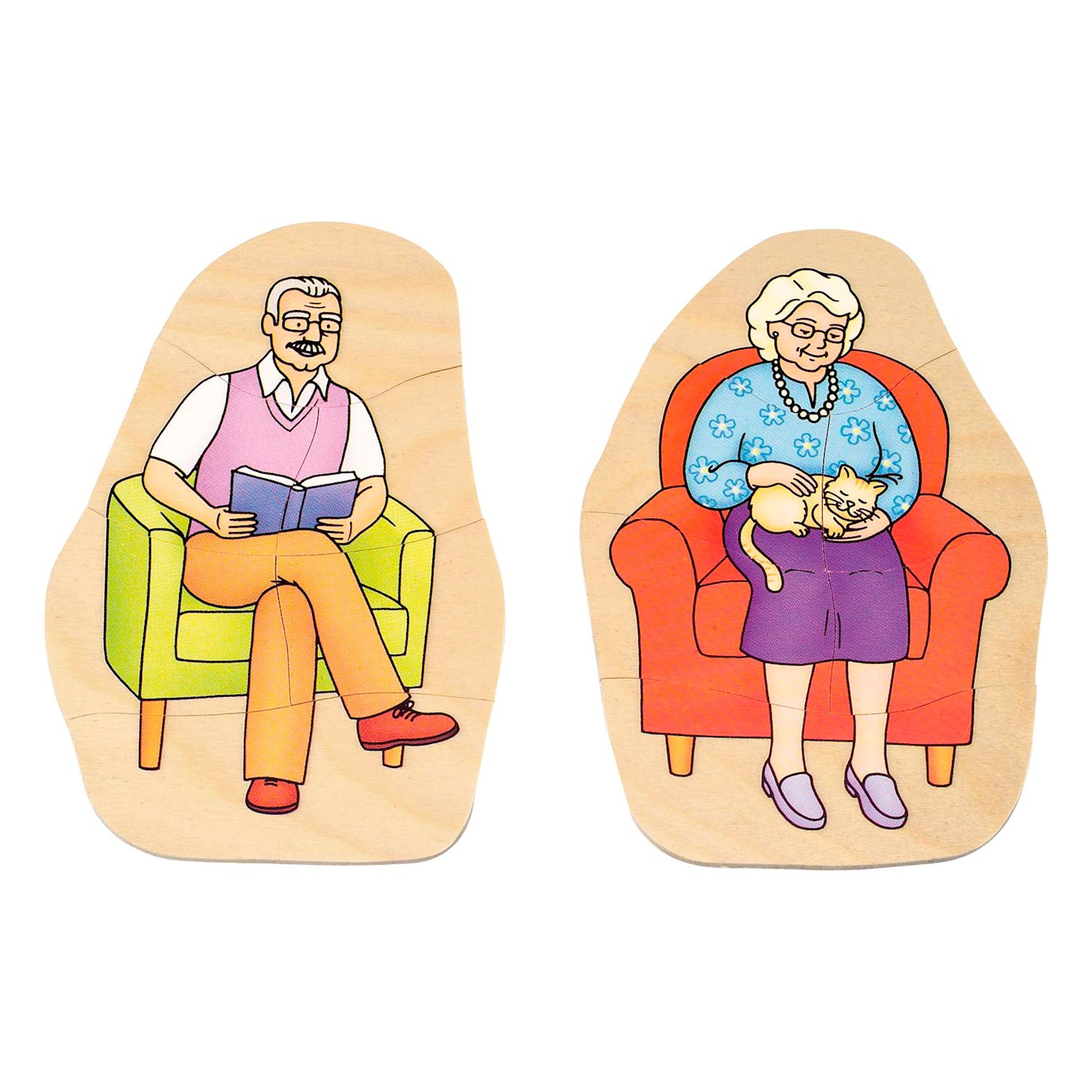 Lagenpuzzle Oma & Opa, 40 Teile