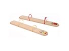 Massivholzskis für 2 Kinder, 50 cm