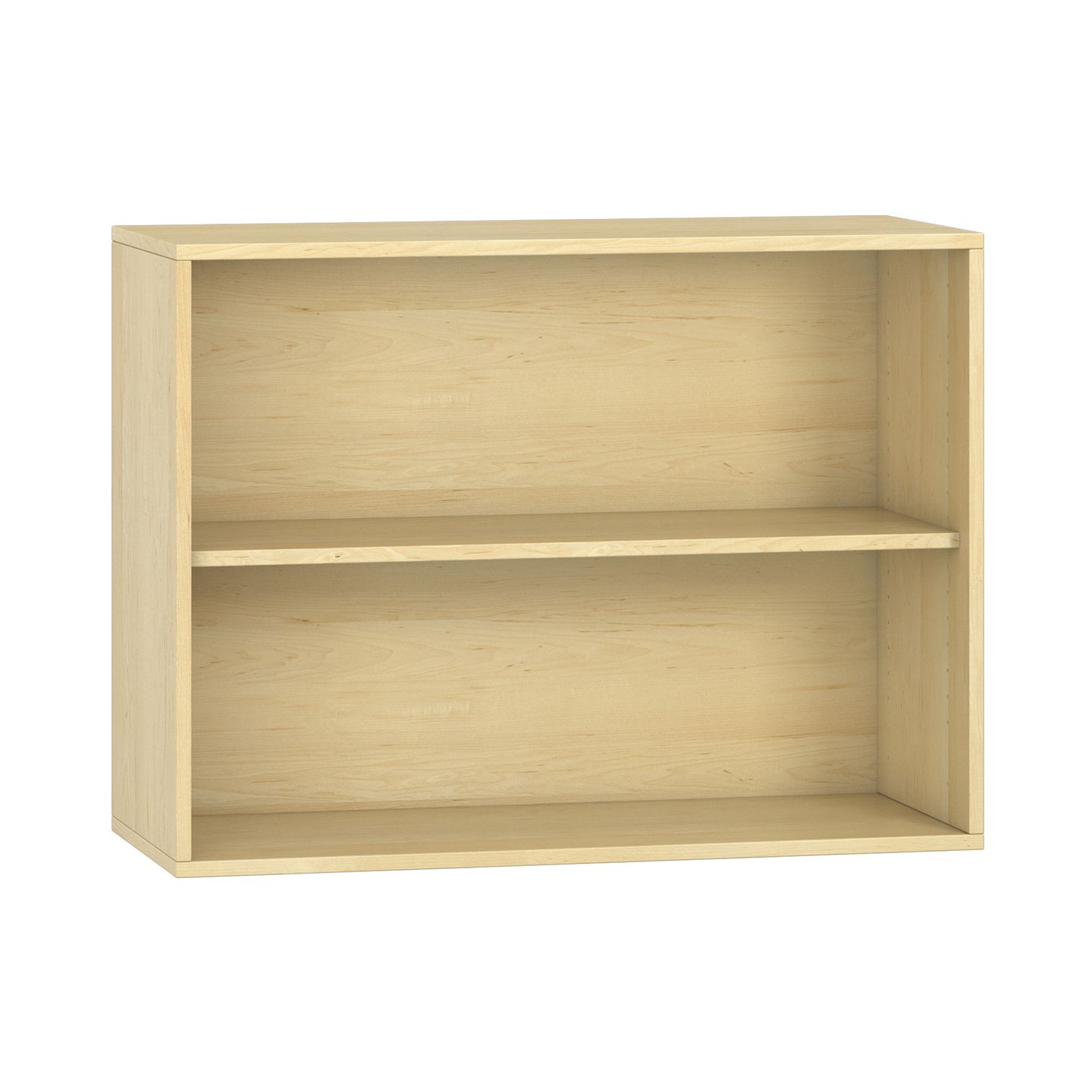 Pureo Regalschrank offen Furnier, mit 1 Einlegeboden, B 100 x H 75 x T 42 cm