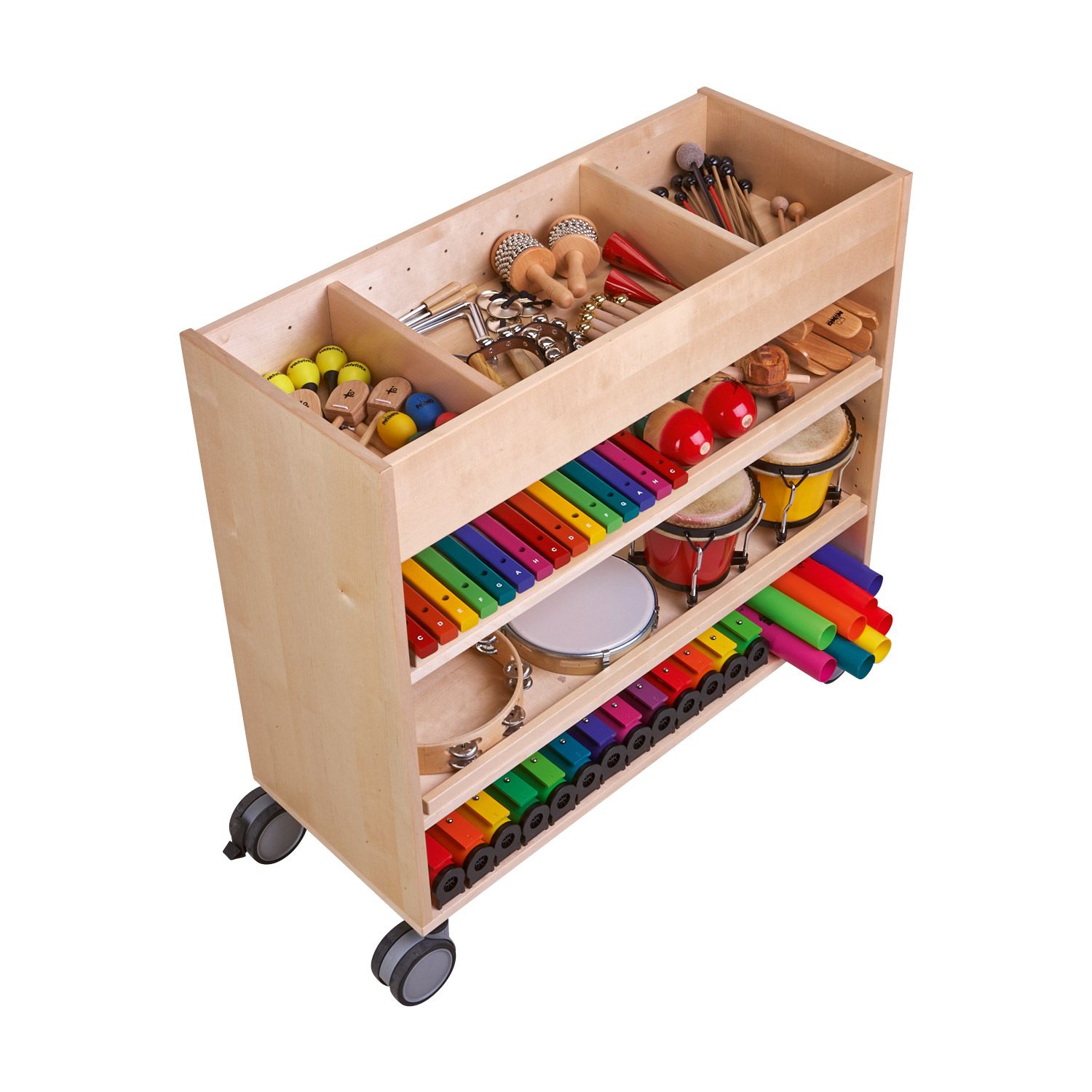 Kreativwagen Birke-Echtholz